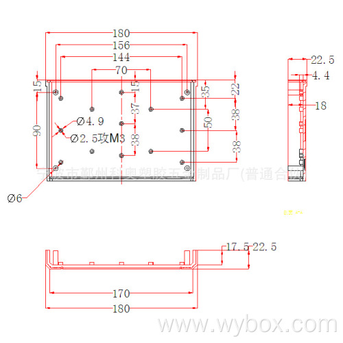 Wifi router enclosure junction box connector electrical junction box making machin abs enclosures for router manufacture PNC043